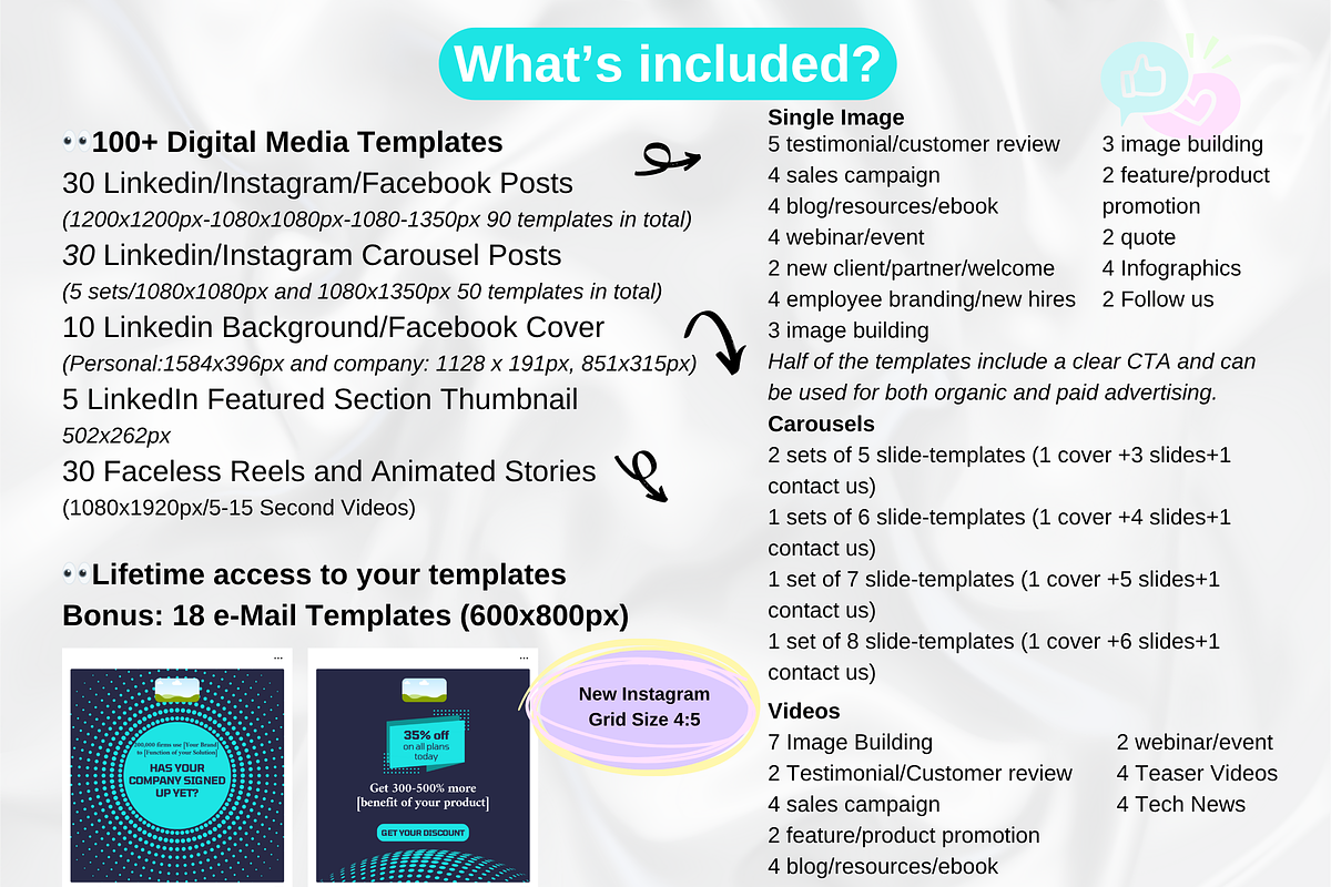 Technology SaaS Marketing Bundle, a Social Media Template by GrowthHackingStudio (Photo 2 of 8)