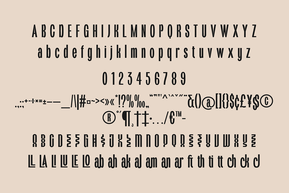 Flourite Font – Bold Condensed Displ, a Sans Serif Font by Brainwaves.Studio (Photo 4 of 8)