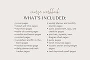 Canva Course Workbook Template, a Magazine Template by molly ho studio (Thumbnail 2 of 8)