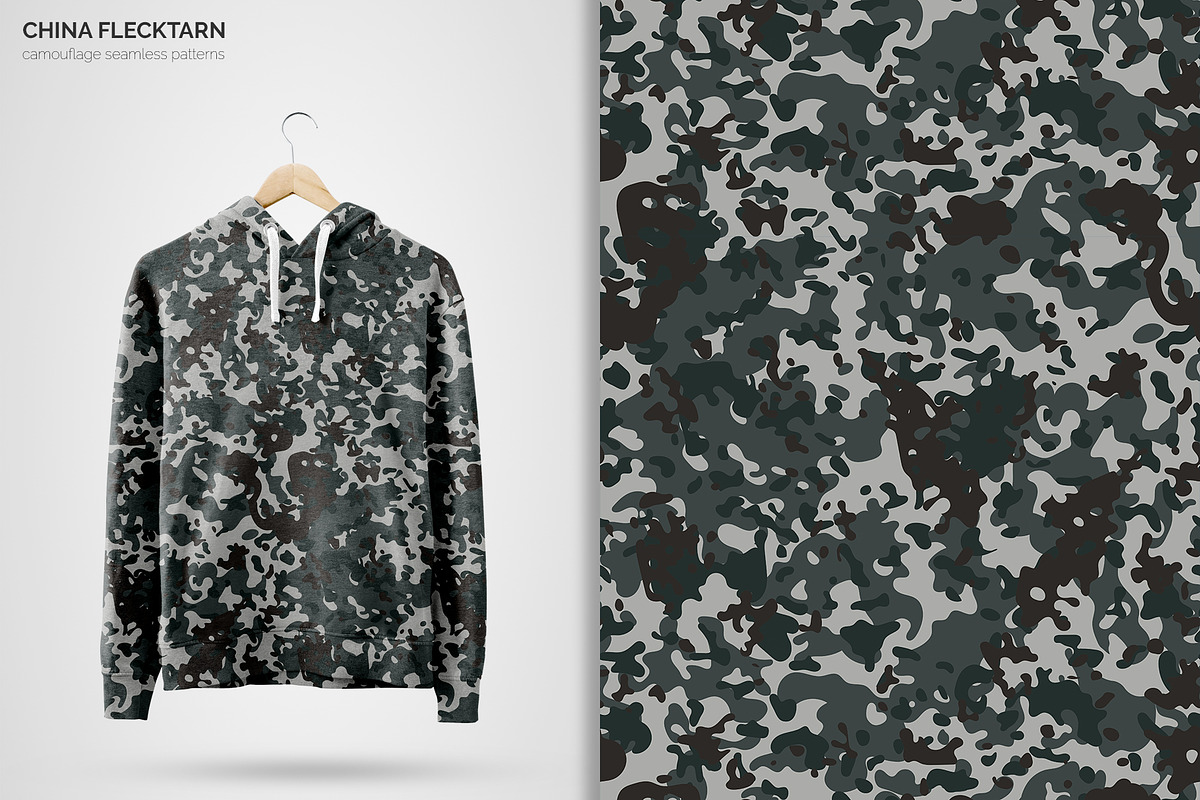 China Flecktarn Camouflage Patterns, a Pattern Graphic by 3Y_Design (Photo 6 of 6)