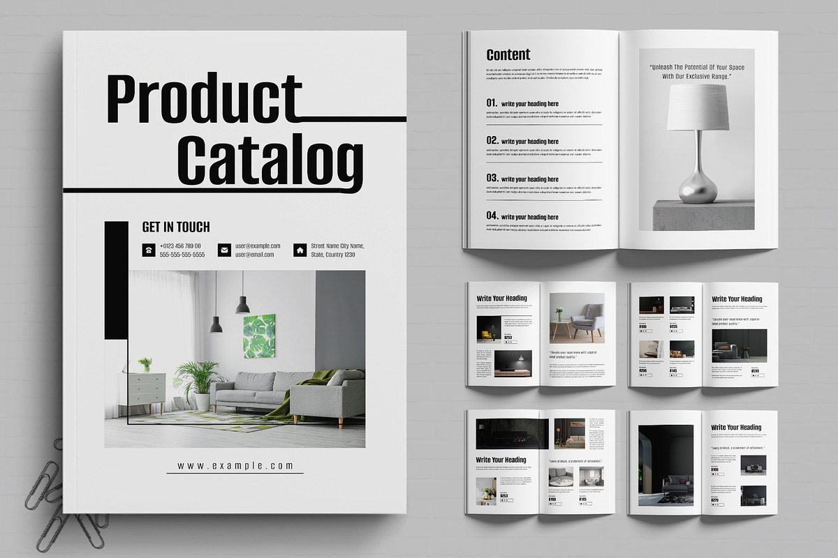 Product Catalog Template, a Brochure Template by MightyDesign (Photo 1 of 6)