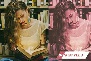 80's Style Photoshop Actions