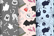 10 Halloween Seamless Patterns, a Pattern Graphic by ThePhoton (Thumbnail 2 of 3)