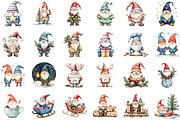 Cozy Christmas Gnomes Clipart, an Illustration by Sublimation Artist (Thumbnail 2 of 6)
