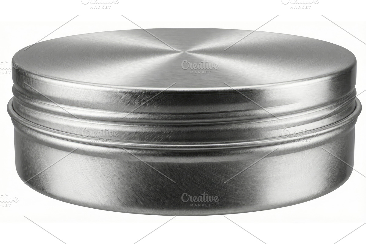 Plain Logo Metal Can, an Illustration by CREATIVEDEF