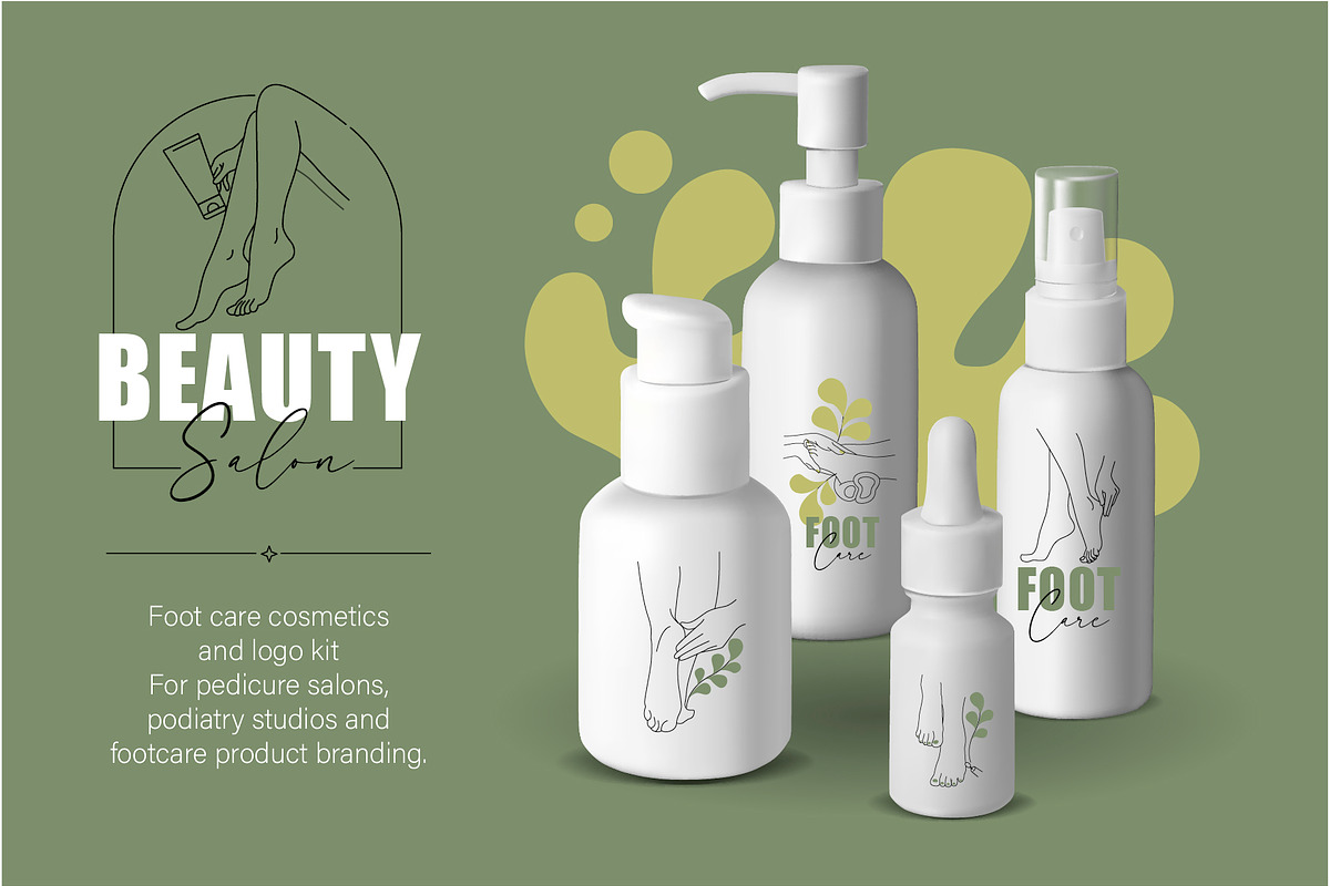 Floral Line Art Beauty Branding Kit, a Branding & Logo Template by Lettering_Logo (Photo 18 of 19)