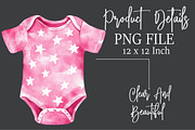 4th of July Pink Baby Nursery Clipar, an Illustration by Rose Art (Thumbnail 7 of 7)