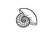 Shell Silhouette Vector Bundle, an Illustration by hafijul (Thumbnail 34 of 48)