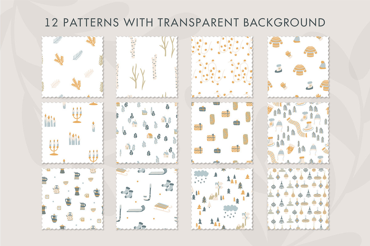 Hello Winter. 206 elements, a Decorative Illustration by BAGIRA | Studio (Photo 7 of 12)