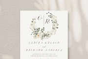 Editable Wedding Invitation, an Invitation Template by elfy creative (Thumbnail 7 of 7)