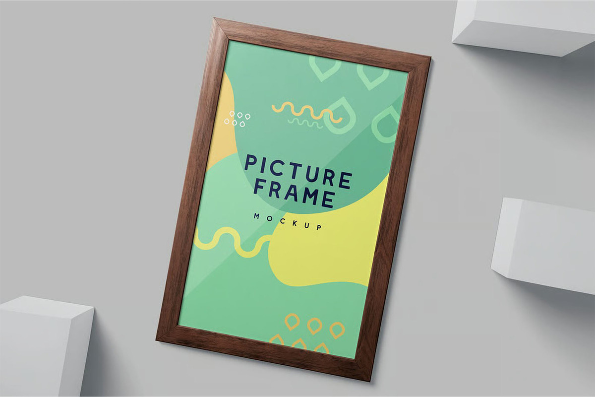 5 Rectangular Picture Frame Mockups, an Advertising Mockup by megostudi0 (Photo 7 of 7)