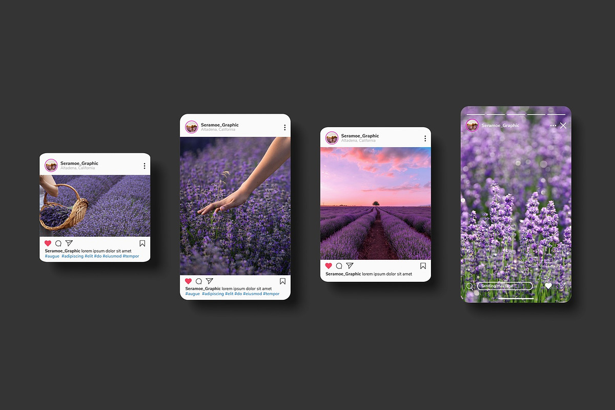 Instagram Post Mockup, an iPhone Mockup by seramoe (Photo 2 of 5)