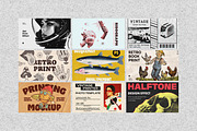 Printed Effects Bundle, a Layer Style Add-On by pixelbuddha.net (Thumbnail 3 of 21)