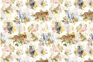 Watercolor Seamless Patterns.