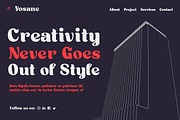 Aveghia Display Serif Font, a Sans Serif Font by Kulokale (Thumbnail 2 of 10)