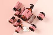 250+ Cosmetic Branding Mockup Bundle, a Cups & Container Mockup by pmvch (Thumbnail 10 of 273)
