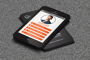 iPhone Stylish Business Card Vol-2