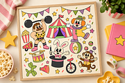 Vintage Circus Clipart Collection, a Decorative Illustration by Alina Sh (Thumbnail 9 of 10)