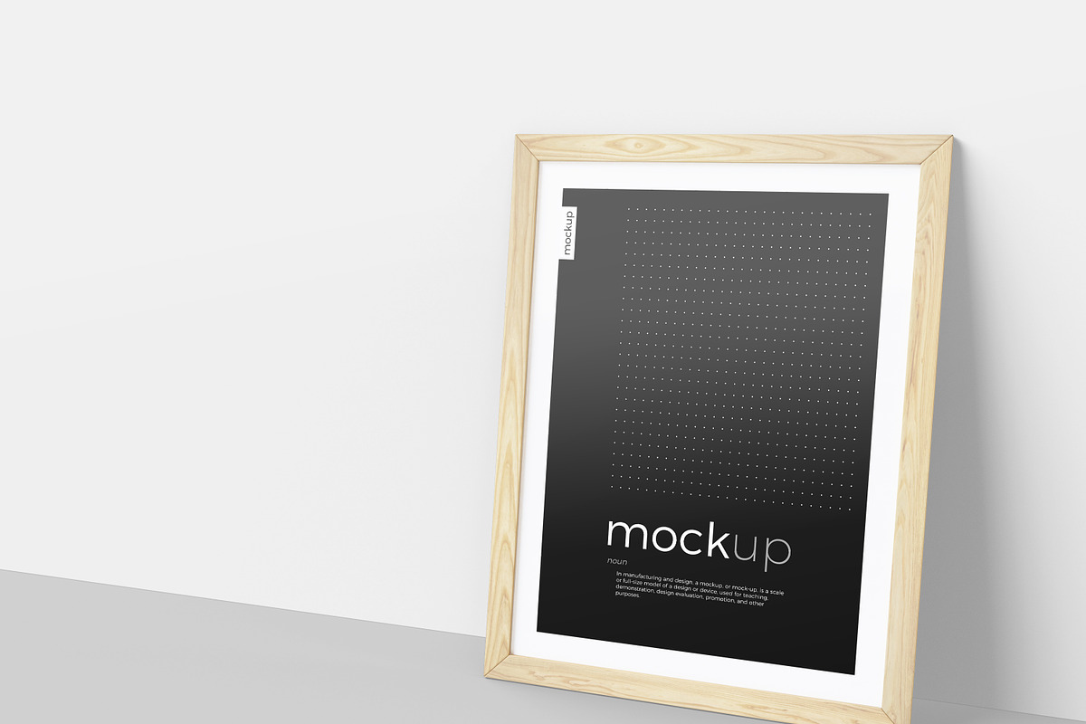 Framed Picture Mockup, a Print Template by KIPET (Photo 3 of 14)