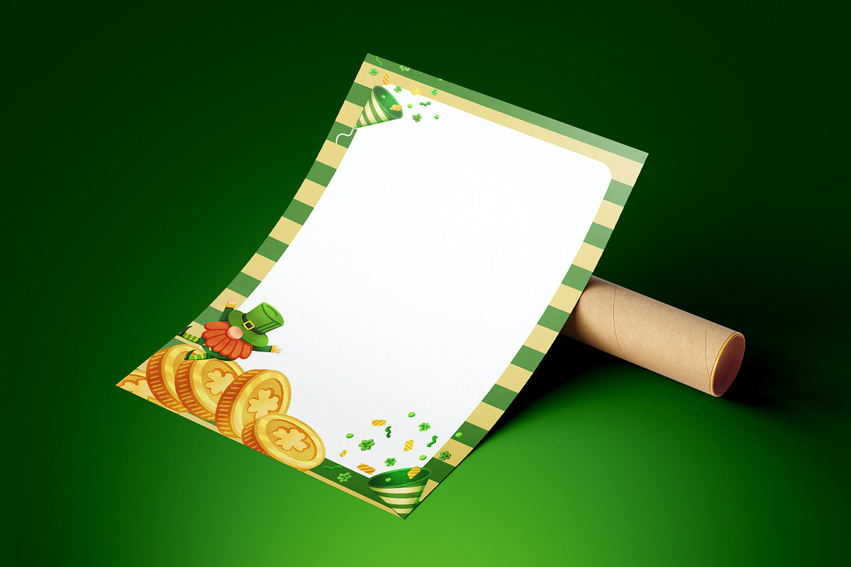 Lucky Leprechaun Bash Watercolor, an Object Illustration by CreativeValuation (Photo 7 of 13)
