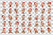 Whimsical Christmas Elves Clipart, a Seasonal Illustration by Nicolle's Colorful Art (Thumbnail 3 of 6)