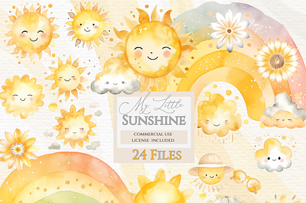 Here comes the son clipart, an Object Graphic by Invite to Clipart