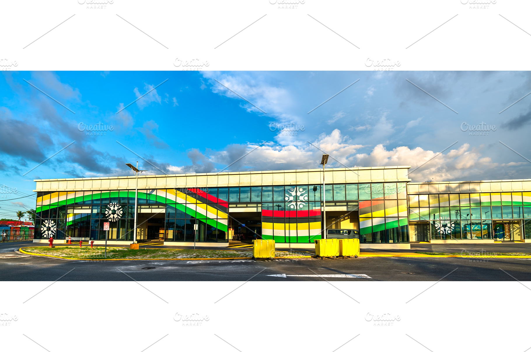 Departures Terminal of Cheddi Jagan, an Architecture Photo by Leonid Andronov
