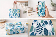 Nordic Botanical Seamless Set, a Pattern Graphic by Print Haven (Thumbnail 4 of 4)