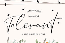 Tolerant - Handwritten Font