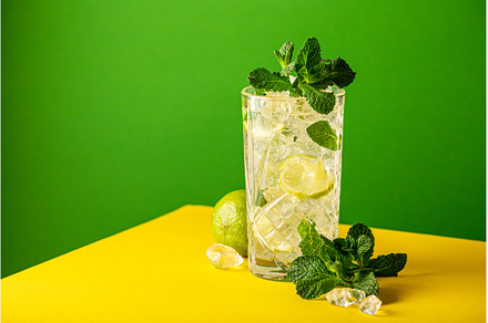 Mojito cocktail with lime and mint, a Food & Drink Photo by Iryna Melnyk Photography