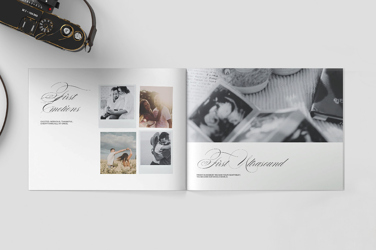Pregnancy Photo Book Template - V1, a Magazine Template by CreativeFolks (Photo 4 of 9)