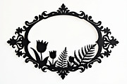 Intricate Silhouette Frame Pack, an Illustration by Creativeshirt (Thumbnail 8 of 9)