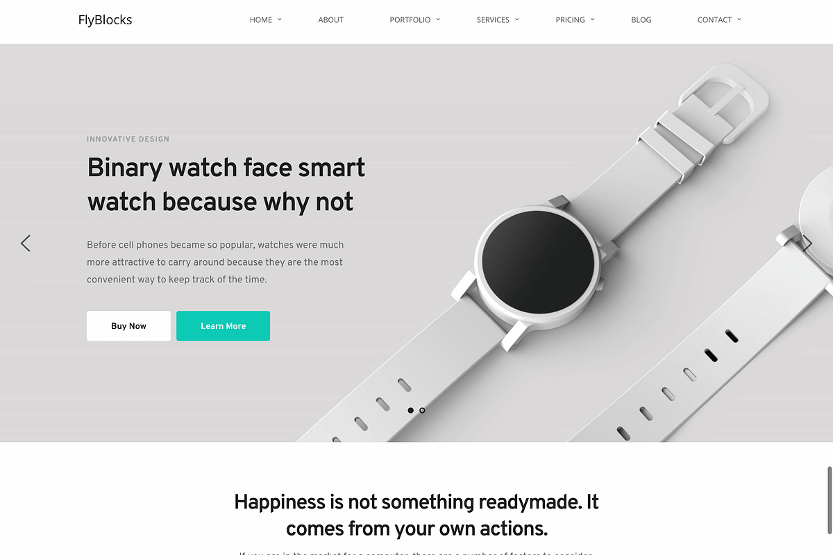 FlyBlocks - Interior Design WP Theme, a WordPress Template by FlyTemplates.com (Photo 8 of 9)