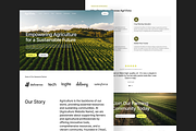 Agriculture Website UI KIT, an UI Kit Template by Ahmed Rubel (Thumbnail 4 of 6)