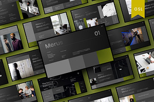 Merus - Business Google Slide, a Presentation Template by Dens Creative Studio