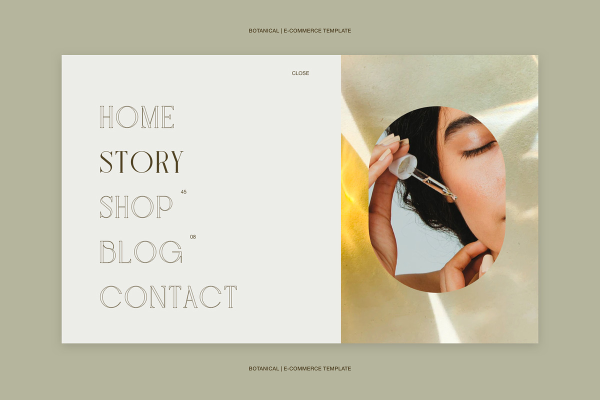 Botanical | E-commerce Template, a Landing Page Template by Skolastika Phoebe (Photo 2 of 7)