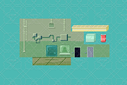 32x32 Sci-fi platformer/shooter pack, an Illustration by Fassous game assets (Thumbnail 3 of 3)