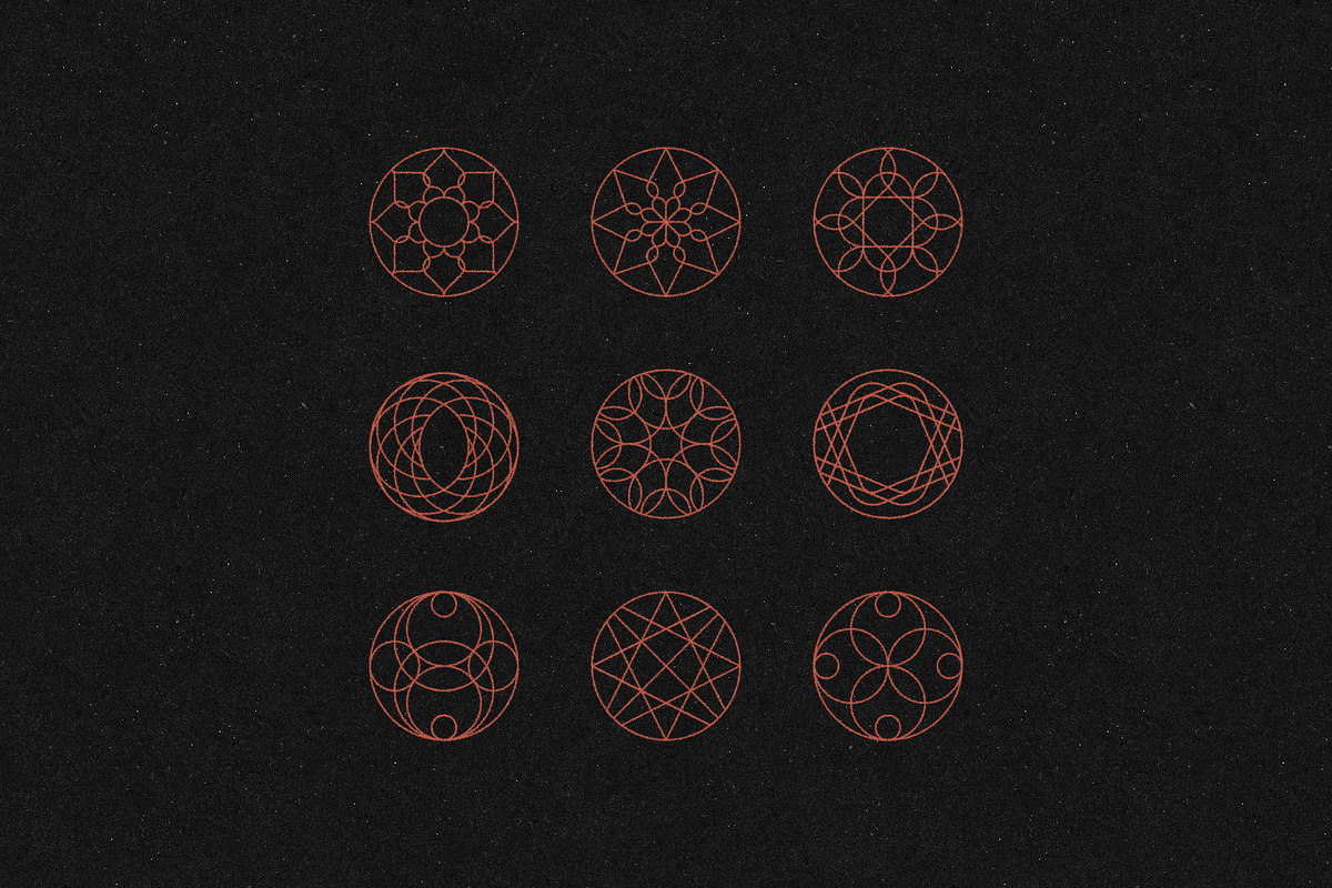 45 VINTAGE ROUND LOGOS, an Object Graphic by 2DFUNS (Photo 4 of 8)