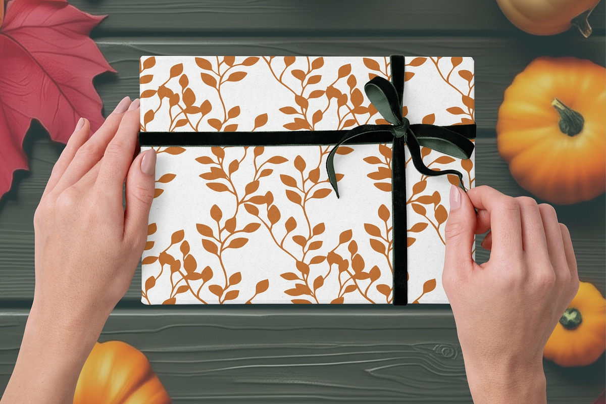 Minimalist Autumn:Patterns & Clipart, a Pattern Graphic by Elatedowl (Photo 8 of 13)