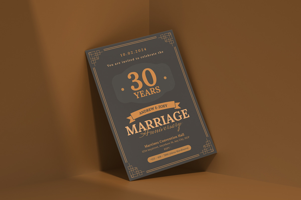 Elegant - Party Invitation, a Design Template by VUNIRA (Photo 2 of 2)