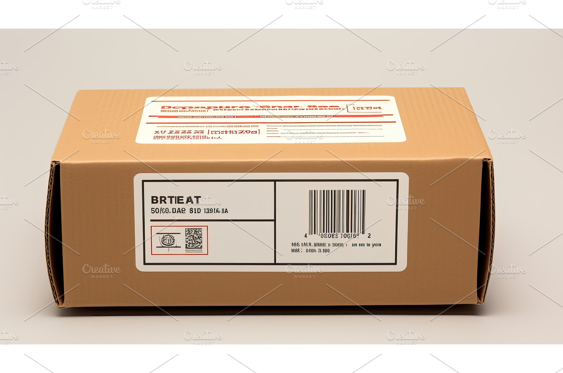 shipping package label ai generated, a Transportation Photo by pikepicture
