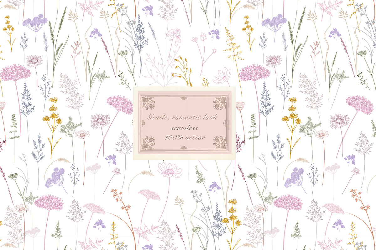 Seamless vector Floral Pattern set, a Pattern Graphic by FleurArt (Photo 13 of 16)