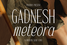Gadnesh Meteora A Modern Serif