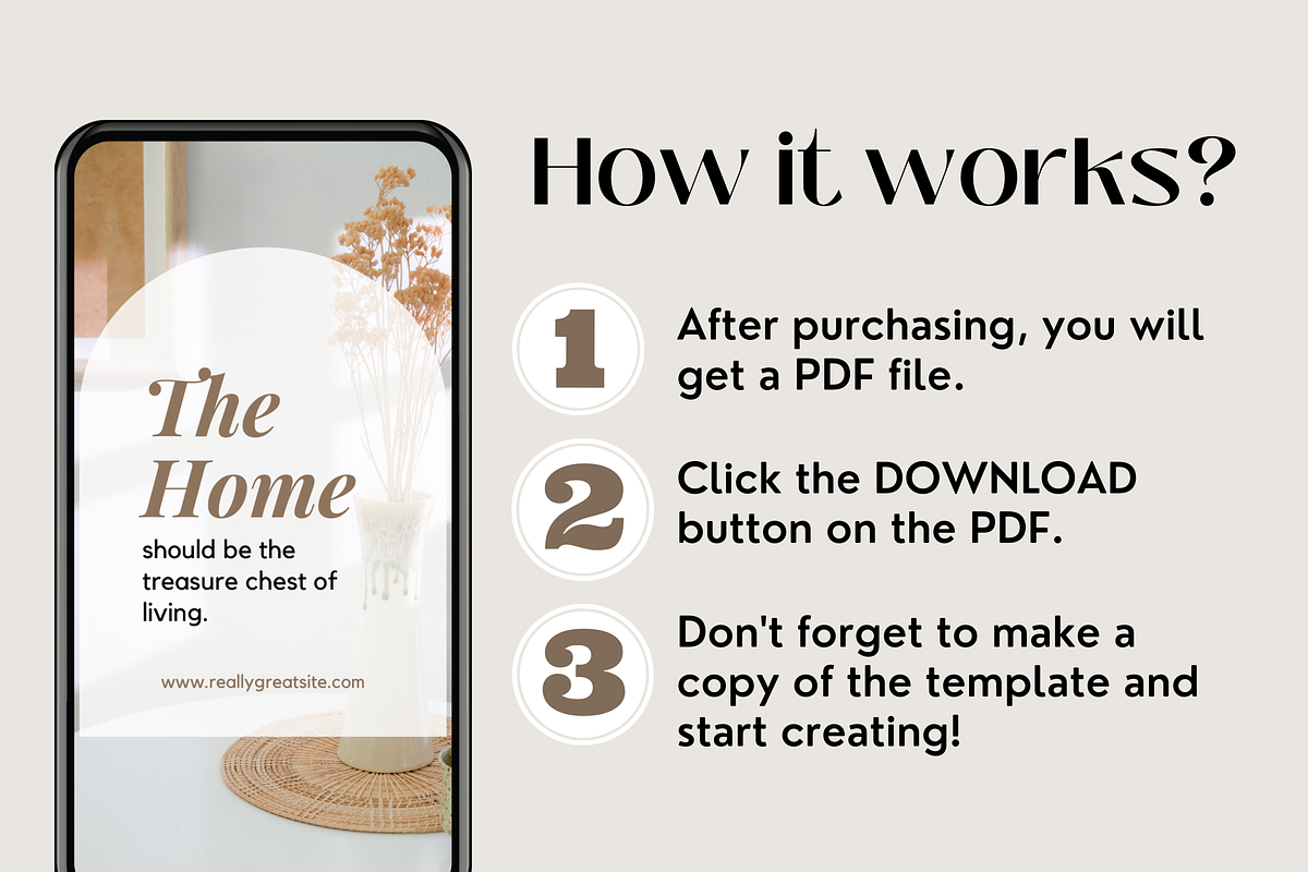 Interior Design Instagram Template, a Social Media Template by Kindelight (Photo 7 of 7)