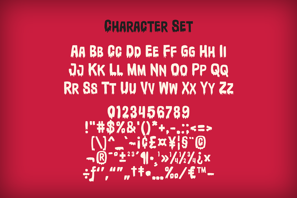MOLTFIRE – Dripping Fire Horror Font, a Font by TypeTasty Font (Photo 2 of 10)