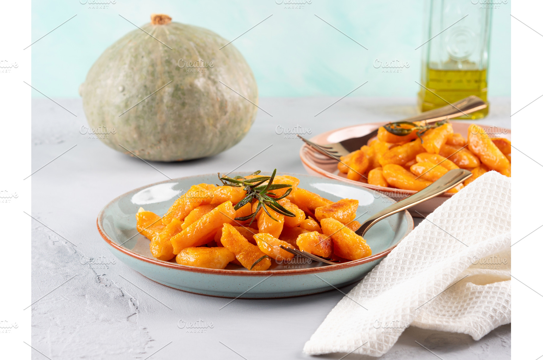 Pumpkin recipe homemade gnocchi on, a Food & Drink Photo by Lifemorning
