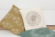 Chrysanthemum line art collection, a Decorative Illustration by DamriNa art (Thumbnail 9 of 9)