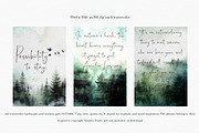 Twilight morning watercolor clip art, a Seasonal Illustration by FleurArt (Thumbnail 3 of 19)