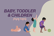 Babies, children & parents, a Person Illustration by Volkan Aydemir (Thumbnail 8 of 10)