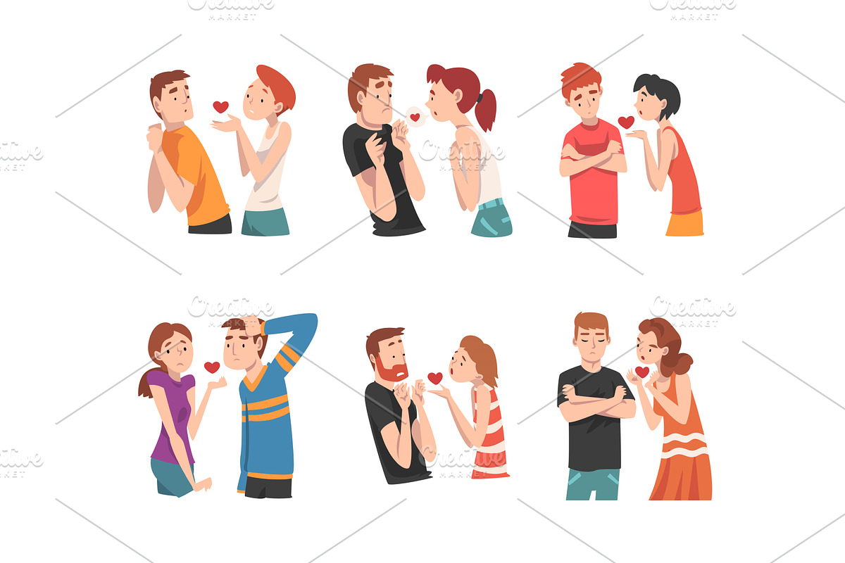 Man and Woman Experiencing, a Person Illustration by TopVectors